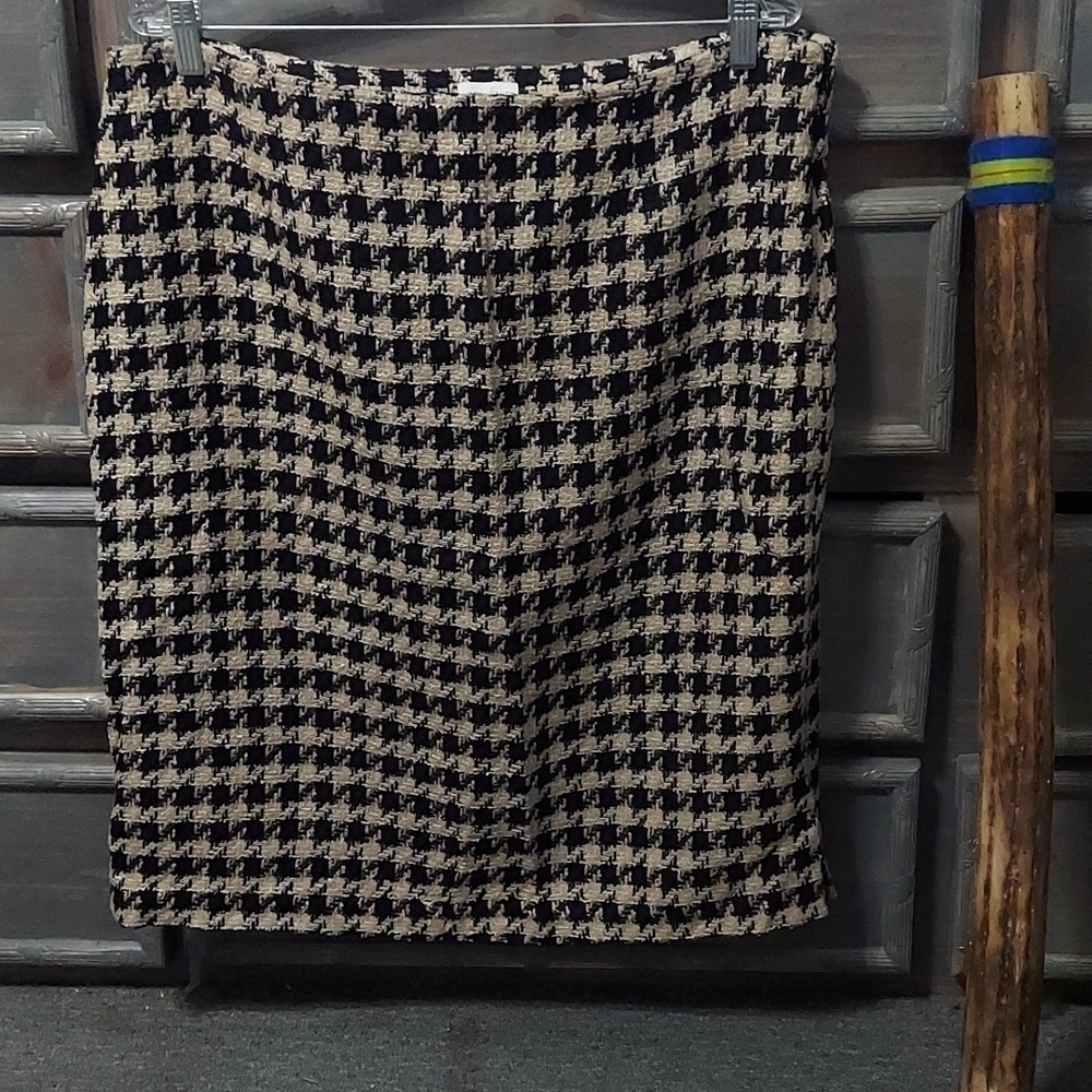 Jaclyn Smith Houndstooth Skirt Size 16